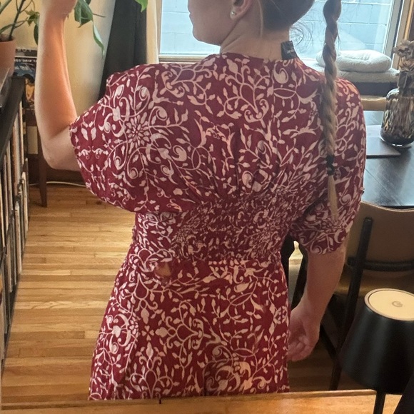 The Kooples Red Midi Dress - Picture 3 of 6